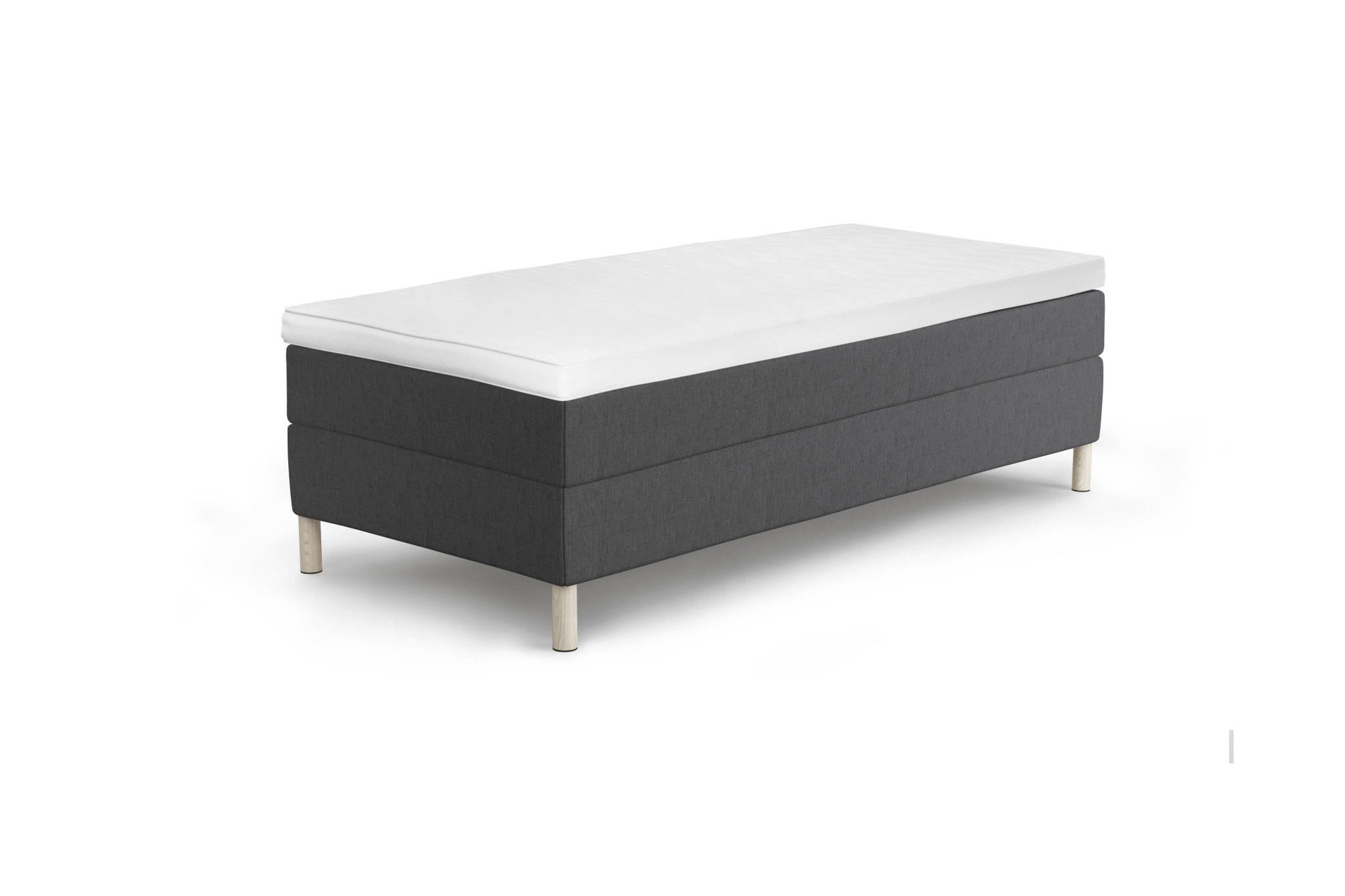 Jensen Scandinavian Single Size Bed Grey
