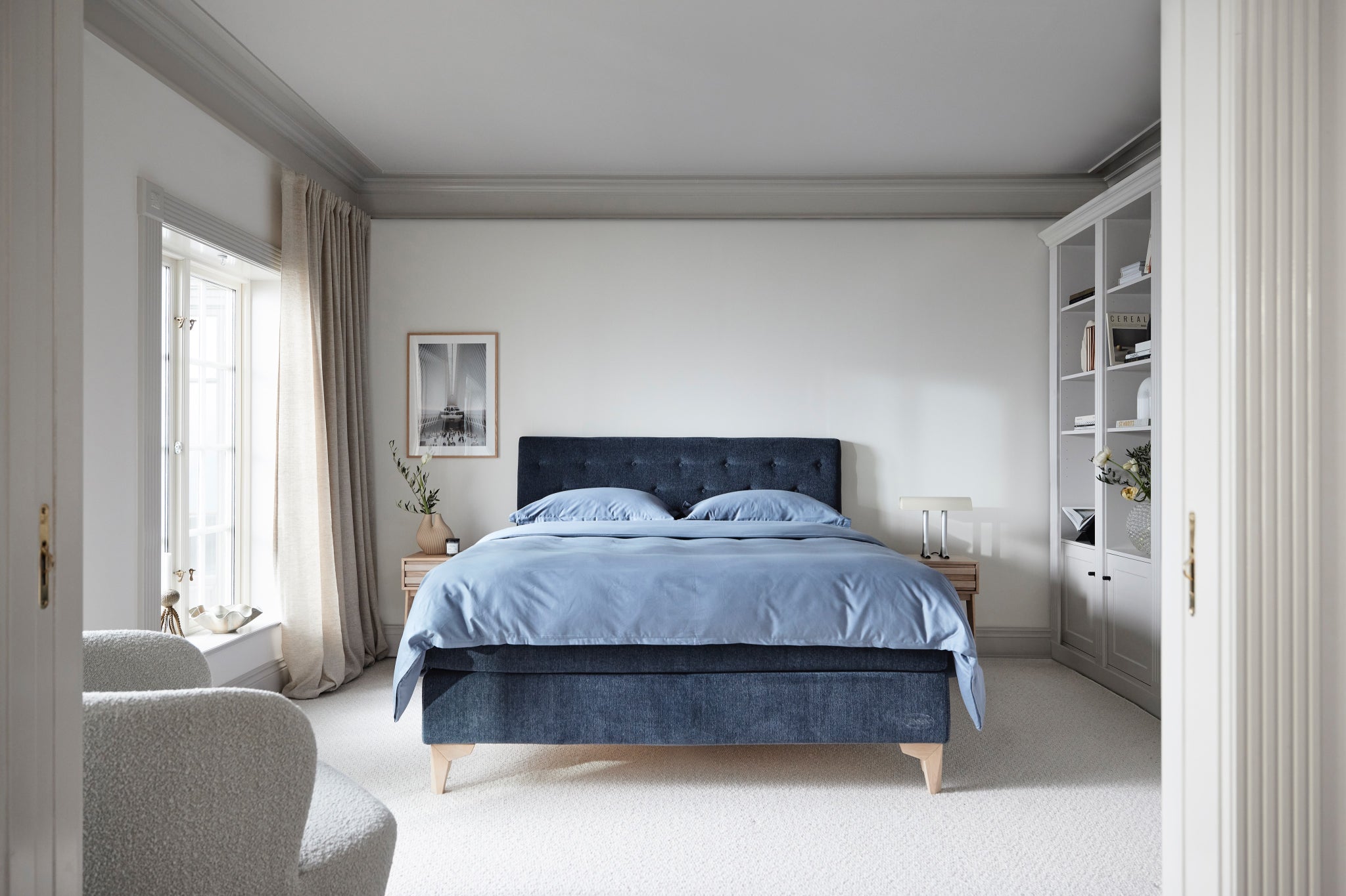 Luxury Bed Signature J6 Continental Jensen Store blue
