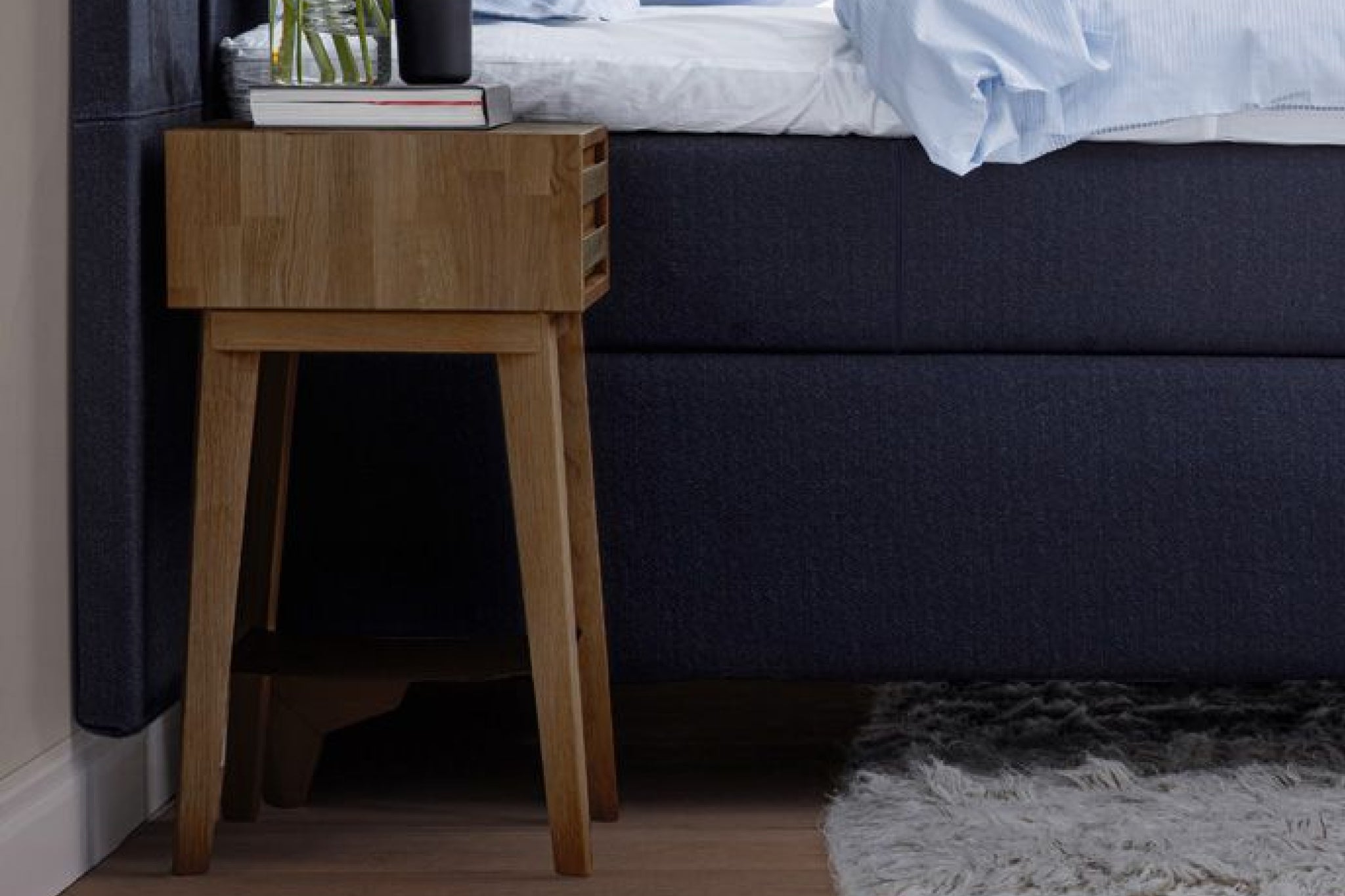 Eicon Tall Bedside Table Jensen Store