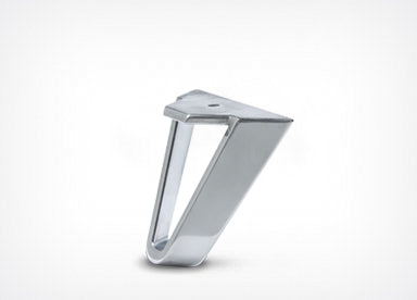 Triangle Legs - Aluminium 14cm.