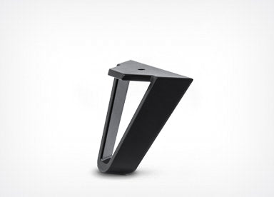 Triangle Legs - Black Matte 14cm.