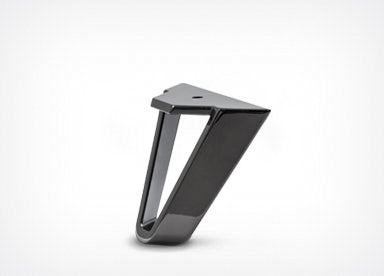Triangle Legs - Black Steel 14cm.