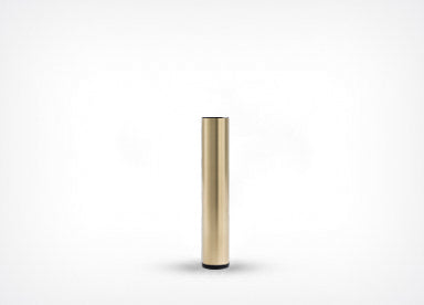 Round Slim Legs - Brass 14cm.