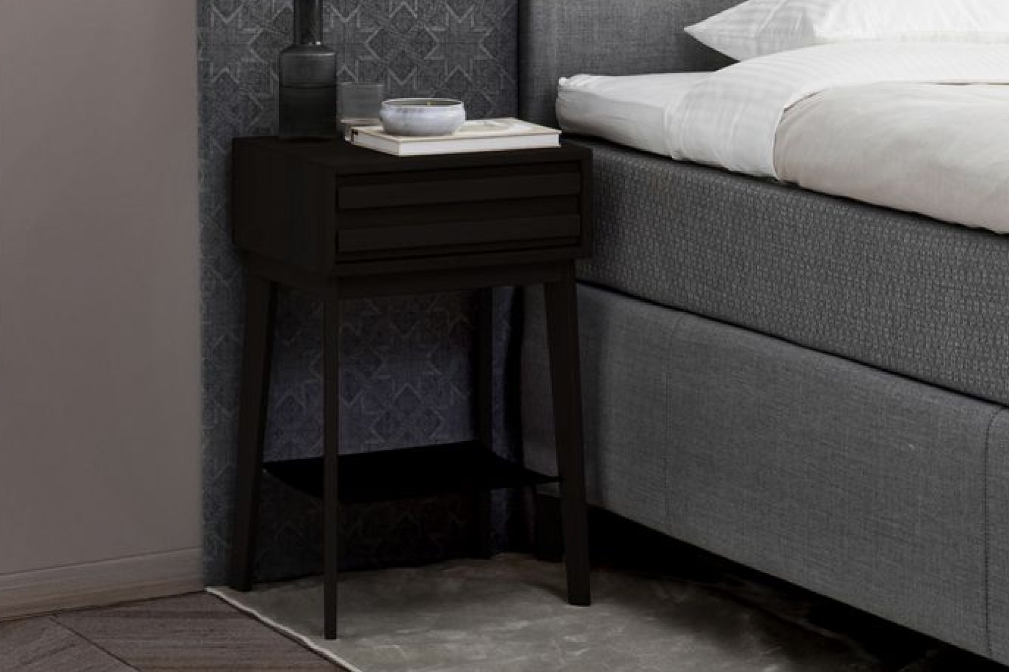 Eicon Tall Bedside Table Jensen Store